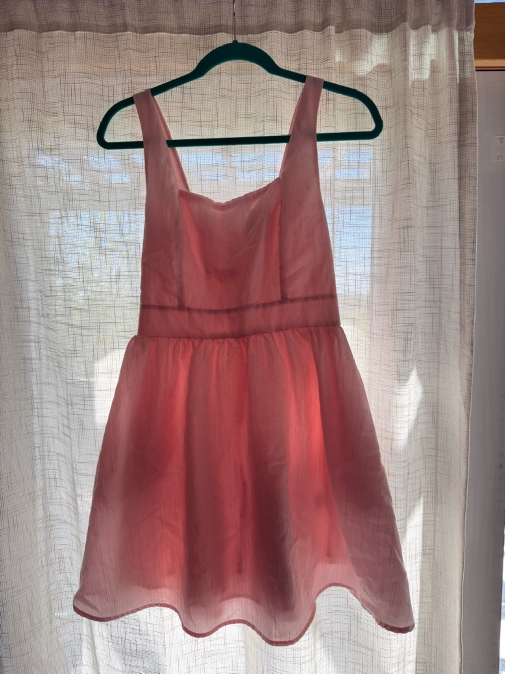 Blue Rain Pink Sleeveless Chiffon Party Dress
